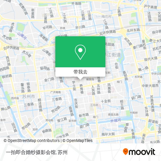 一拍即合婚纱摄影会馆地图