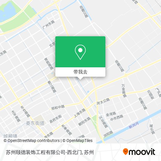 苏州颐德装饰工程有限公司-西北门地图