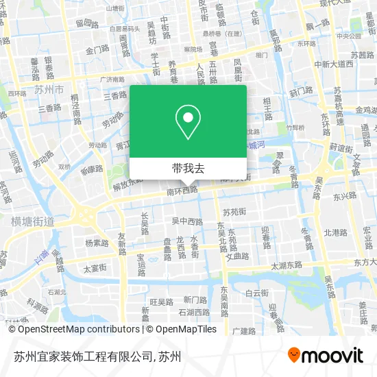 苏州宜家装饰工程有限公司地图