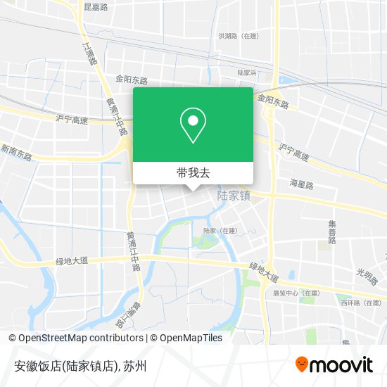 安徽饭店(陆家镇店)地图