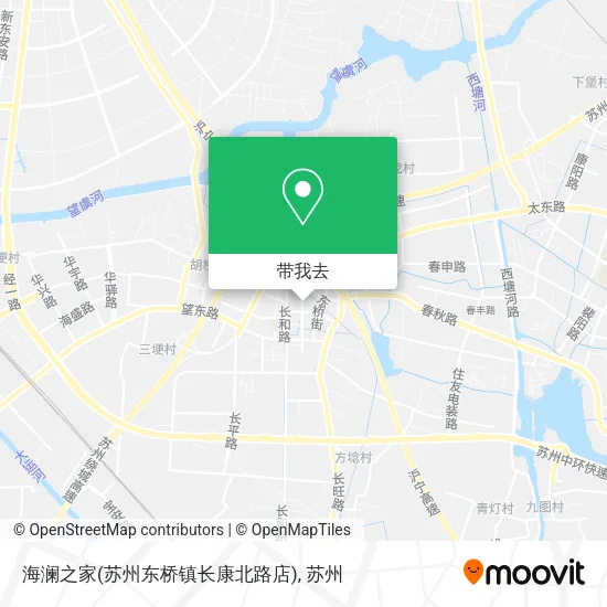 海澜之家(苏州东桥镇长康北路店)地图