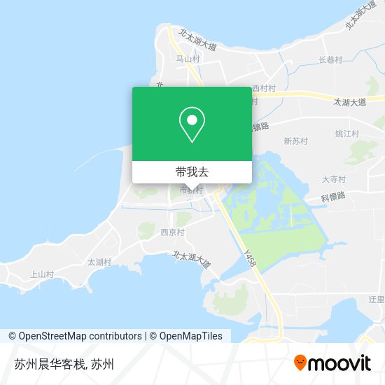 苏州晨华客栈地图