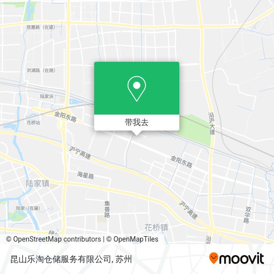 昆山乐淘仓储服务有限公司地图
