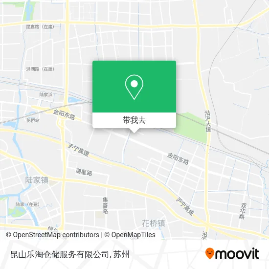 昆山乐淘仓储服务有限公司地图