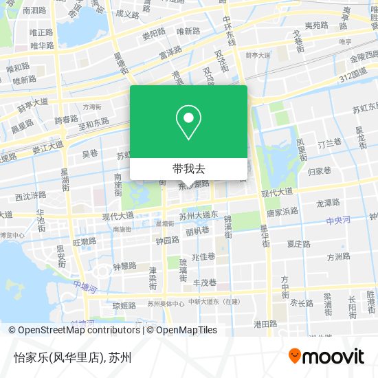 怡家乐(风华里店)地图