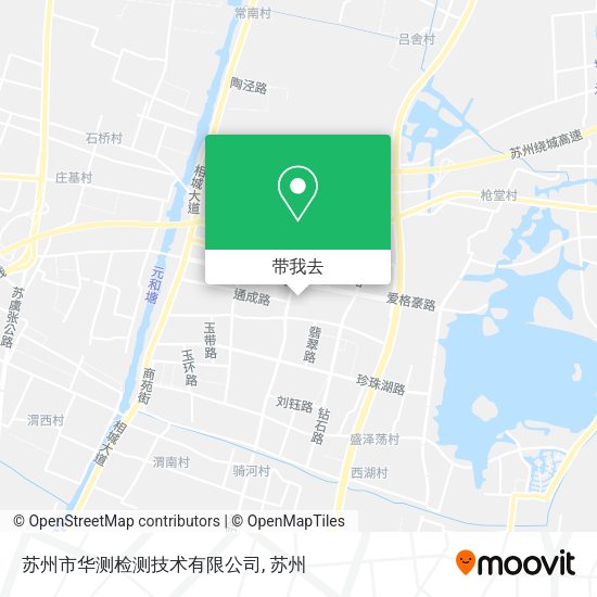 苏州市华测检测技术有限公司地图