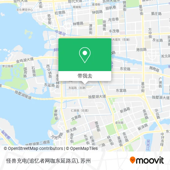 怪兽充电(追忆者网咖东延路店)地图