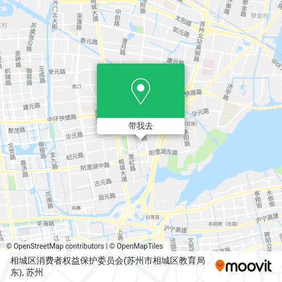 相城区消费者权益保护委员会(苏州市相城区教育局东)地图
