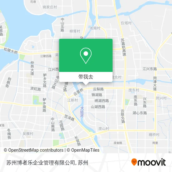 苏州博者乐企业管理有限公司地图