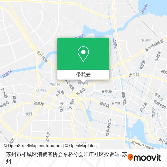 苏州市相城区消费者协会东桥分会旺庄社区投诉站地图
