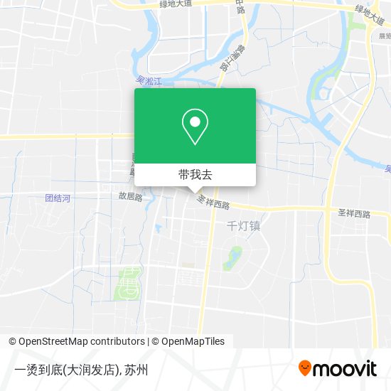 一烫到底(大润发店)地图