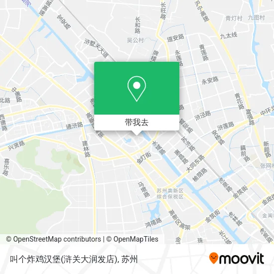 叫个炸鸡汉堡(浒关大润发店)地图