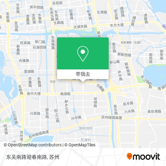 东吴南路迎春南路地图