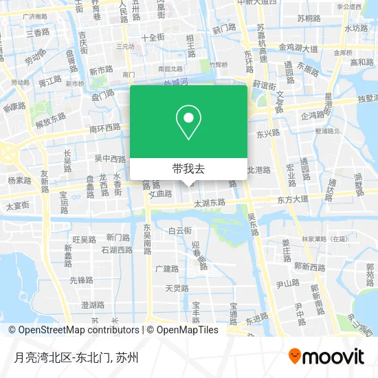 月亮湾北区-东北门地图