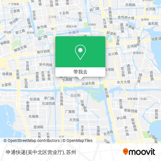 申通快递(吴中北区营业厅)地图
