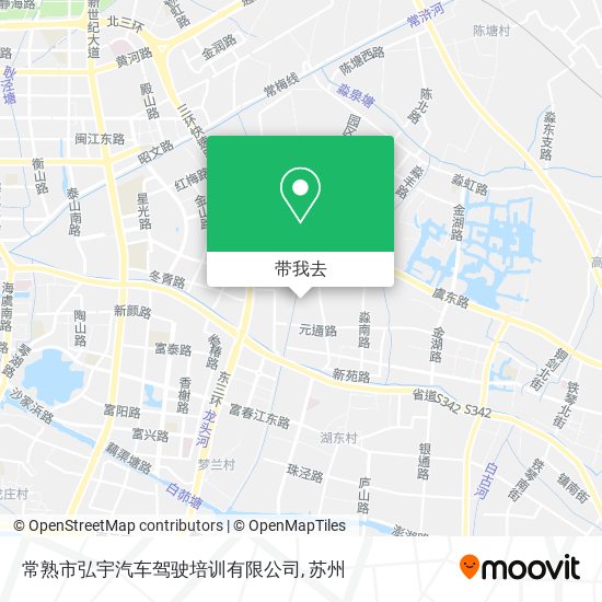 常熟市弘宇汽车驾驶培训有限公司地图
