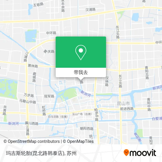 玛吉斯轮胎(昆北路韩泰店)地图