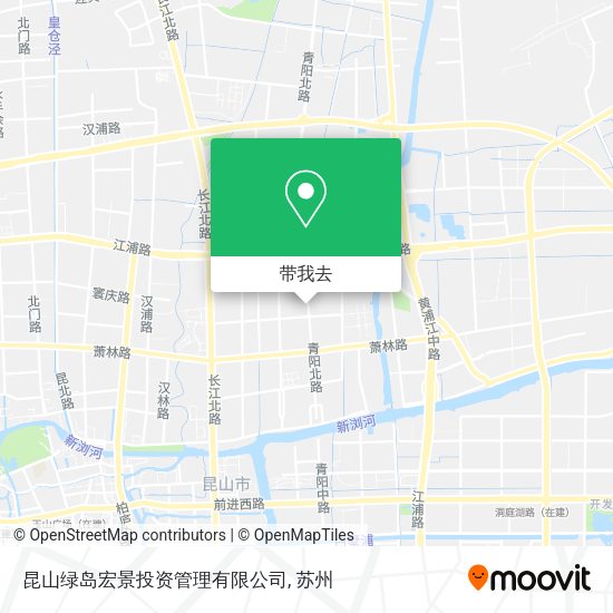 昆山绿岛宏景投资管理有限公司地图