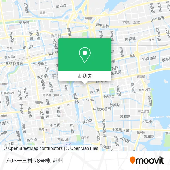 东环一三村-78号楼地图