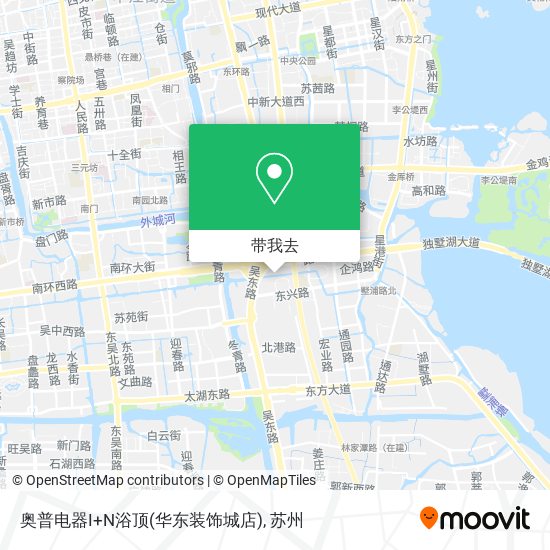 奥普电器I+N浴顶(华东装饰城店)地图