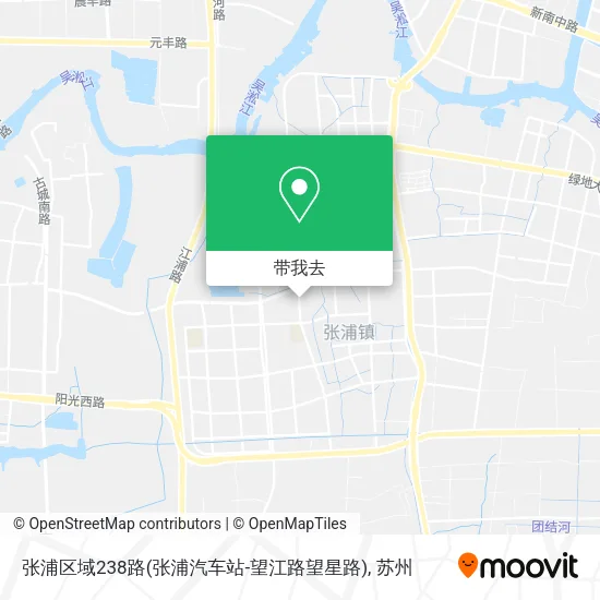 张浦区域238路(张浦汽车站-望江路望星路)地图