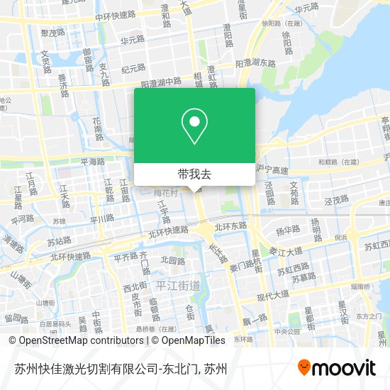 苏州快佳激光切割有限公司-东北门地图