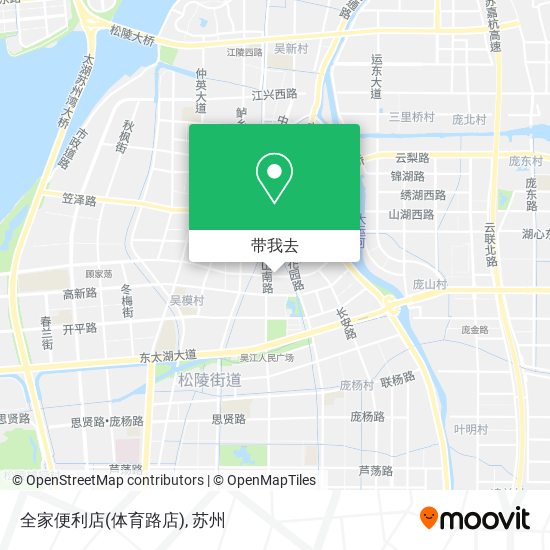 全家便利店(体育路店)地图