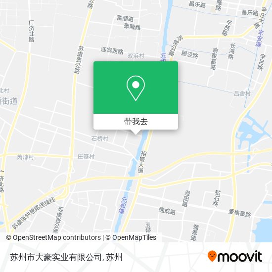苏州市大豪实业有限公司地图
