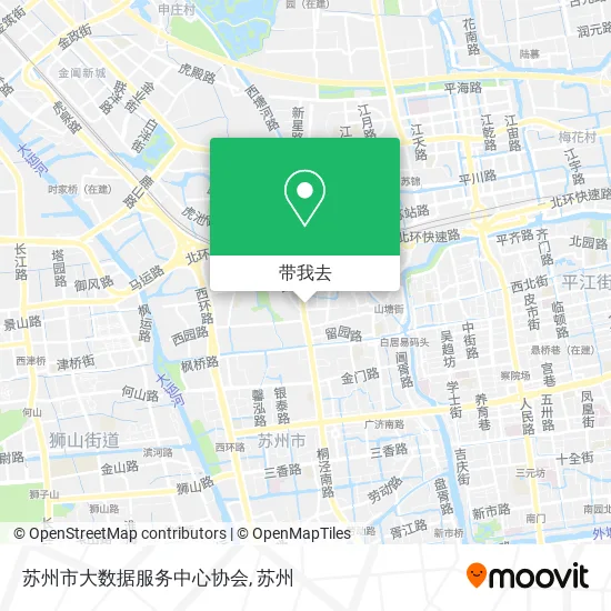 苏州市大数据服务中心协会地图