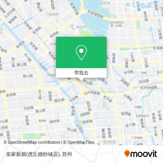 皇家新娘(虎丘婚纱城店)地图