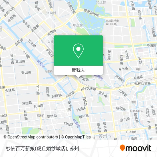 纱依百万新娘(虎丘婚纱城店)地图