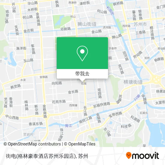 街电(格林豪泰酒店苏州乐园店)地图