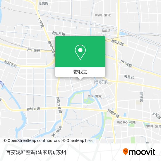 百变泥匠空调(陆家店)地图