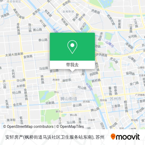 安轩房产(枫桥街道马浜社区卫生服务站东南)地图