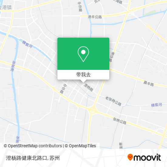 澄杨路健康北路口地图