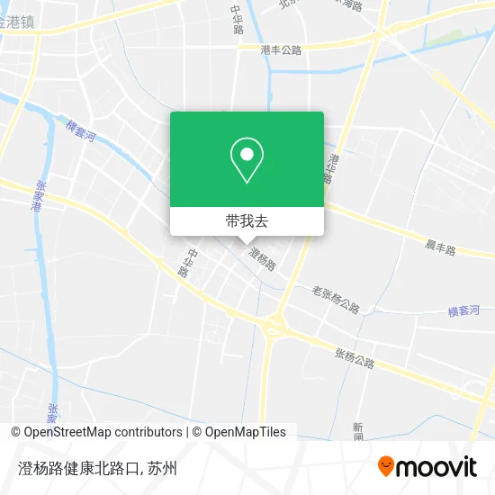 澄杨路健康北路口地图