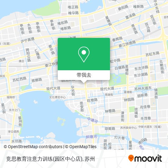 竞思教育注意力训练(园区中心店)地图
