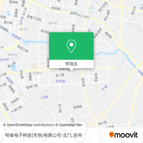 明泰电子科技(常熟)有限公司-北门地图