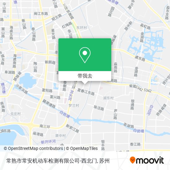 常熟市常安机动车检测有限公司-西北门地图