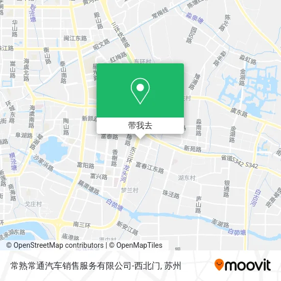 常熟常通汽车销售服务有限公司-西北门地图