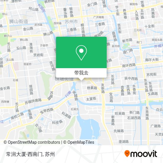常润大厦-西南门地图
