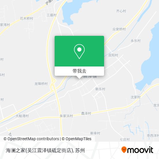 海澜之家(吴江震泽镇砥定街店)地图