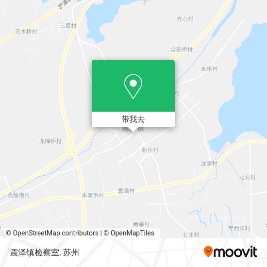 震泽镇检察室地图