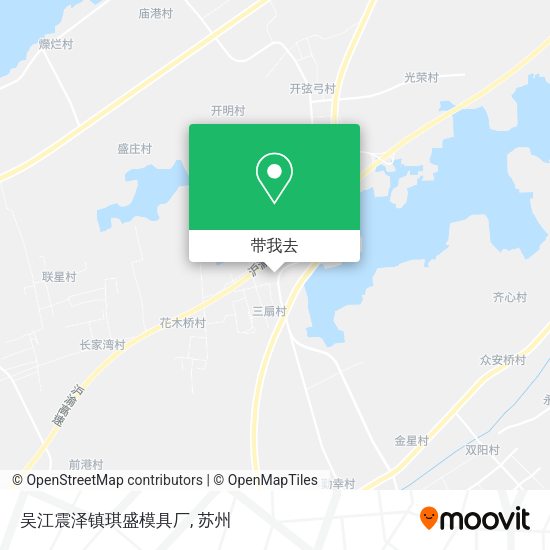 吴江震泽镇琪盛模具厂地图