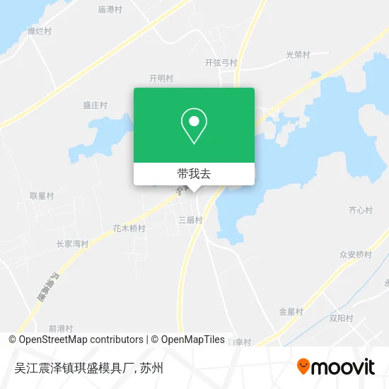 吴江震泽镇琪盛模具厂地图