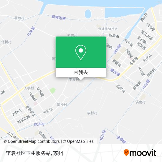 李袁社区卫生服务站地图