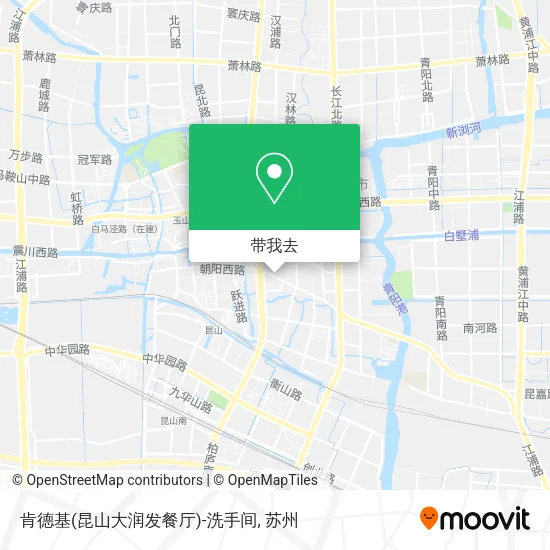 肯德基(昆山大润发餐厅)-洗手间地图