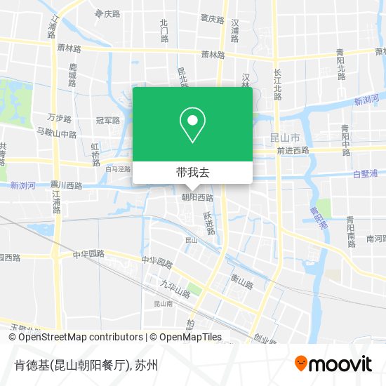 肯德基(昆山朝阳餐厅)地图