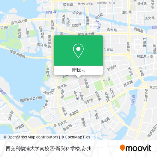 西交利物浦大学南校区-新兴科学楼地图