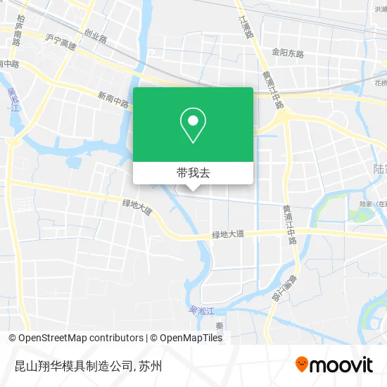 昆山翔华模具制造公司地图